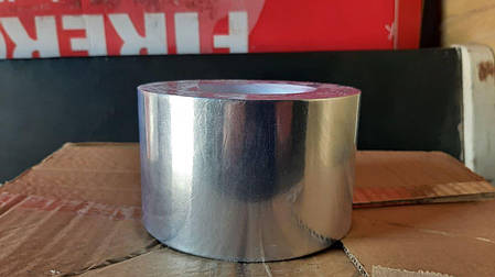 Стрічка алюмінієва +PET (захист від УФ) 75 мм х 40 м, фото 2