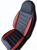 Чехлы на сиденья Ауди 100 С4 (Audi 100 C4) (универсальные, кожзам, пилот СПОРТ)