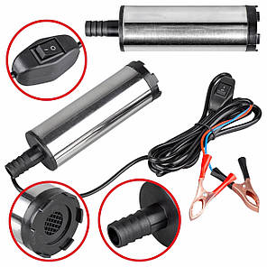 Насос занурювальний для перекачування палива дизеля помпа Silver 12V, фото 1