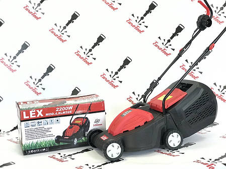 Газонокосарка LEX LXLM32E 320мм асинхронний двигун 2200W POLAND, фото 1