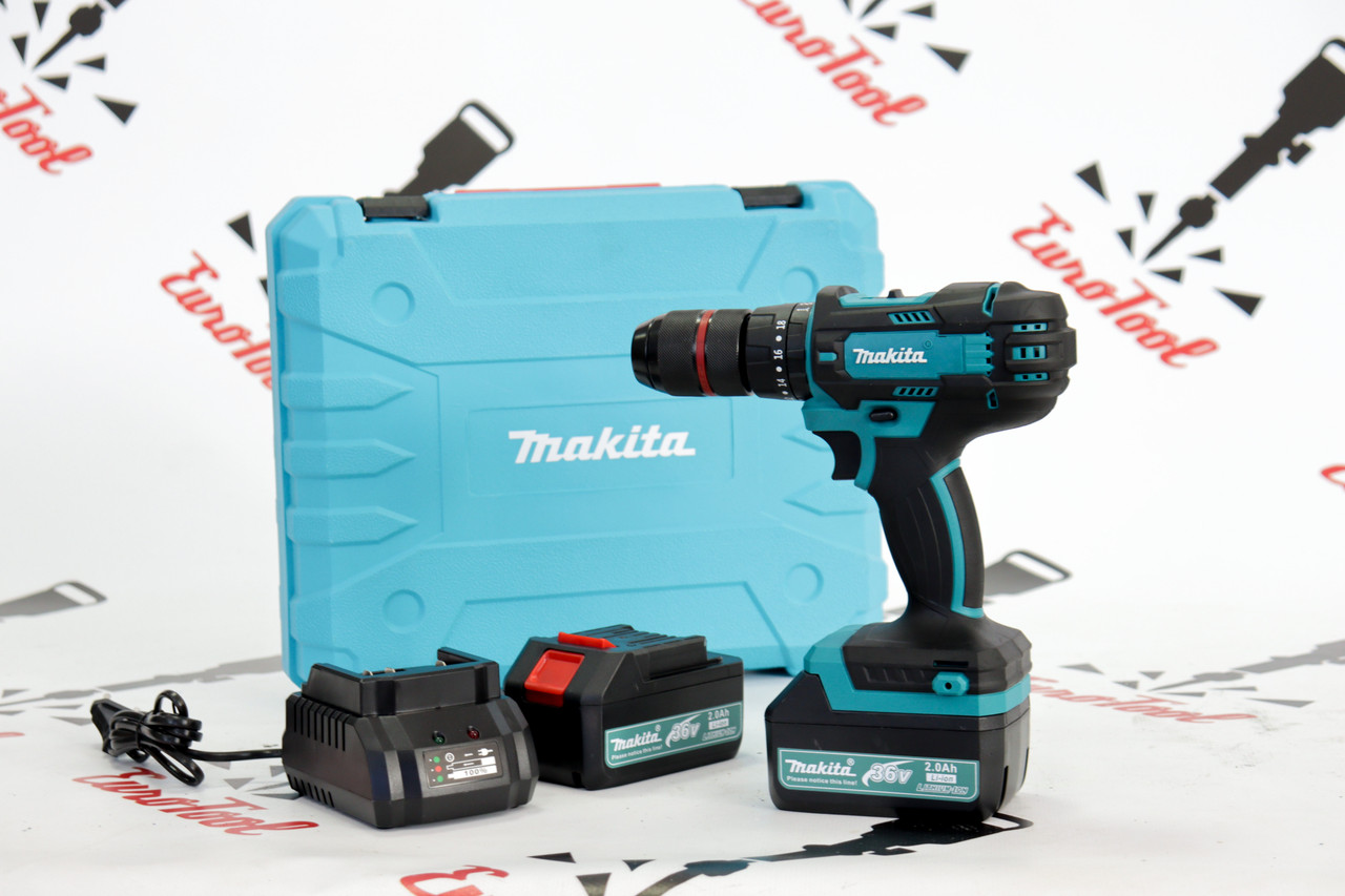 Шуруповерт ударный Макита Makita DCD917 36V/2Ah Li-ion 2года гарантия - фото 1 - id-p1355318476