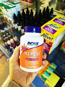 ADAM, АДАМ, превосходные мультивитамины для мужчин, Now Foods, 90 вегетарианских капсул