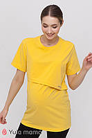 Туніка для вагітних і годування HOPE TN-21.013 жовта, розмір 44