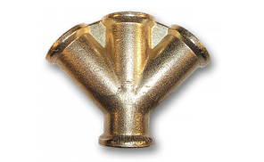 Трійник 4 x РВ 3/8", латунь, SP029