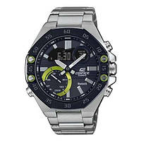 Стильные стальные наручные часы Casio оригинал Япония Edifice ECB-10DB-1AEF со стальным браслетом