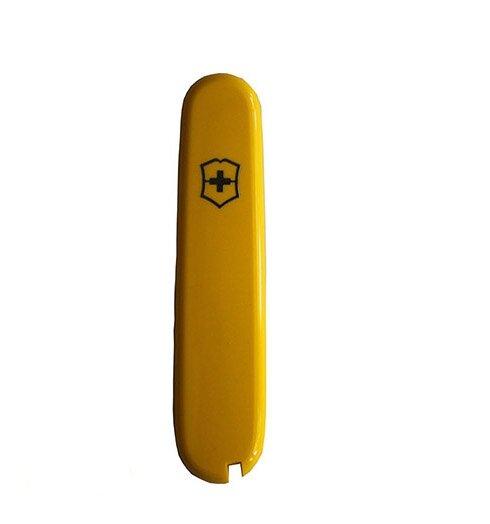 100% SWISS ORIGINAL • Накладка рукоятки ножа Victorinox передня жовта, для ножів 91мм.