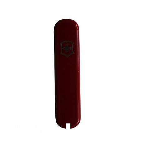 100% SWISS ORIGINAL • Накладка рукоятки ножа Victorinox передня червона, для ножів 74мм.