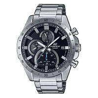 Стильні чоловічі сталеві наручний годинник Casio оригінал Японія Edifice EFR-571D-1AVUEF зі сталевим браслетом
