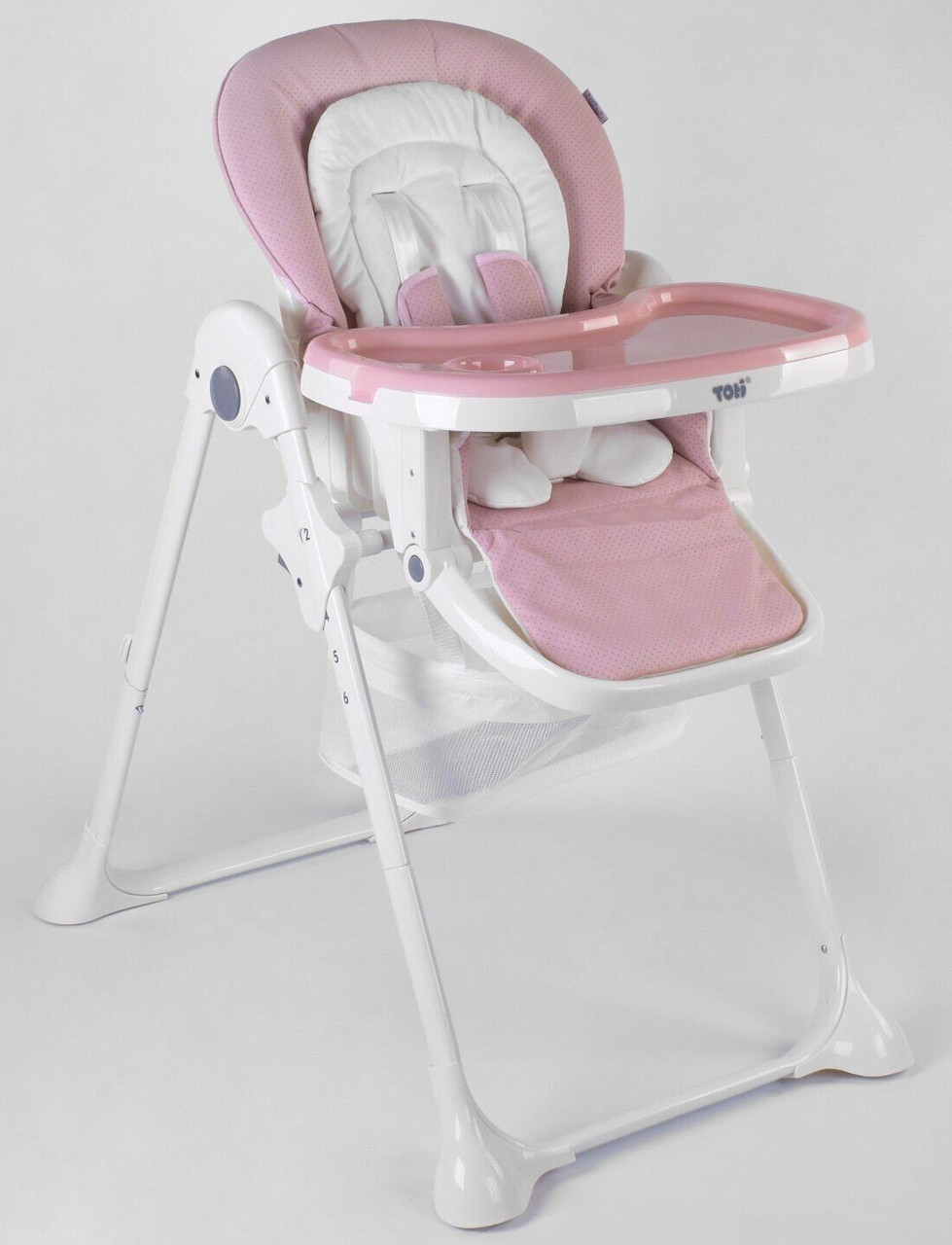 Стільчик для годування Bambi, ремені безпеки, M3233-18, бежевий, фото 1