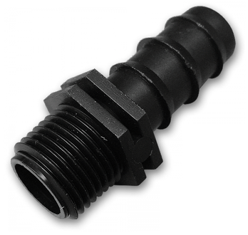 Адаптер для трубки 16мм із зовнішньою різьбою 
1/2", DSWA04-1216L, фото 2