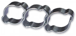 Хомут затискний із двома вушками 15-18мм/8мм, 
OZ1518