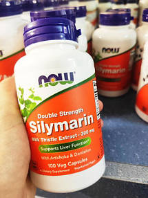 Силімарин, екстракт розторопші, Silymarin, Now Foods, 300 мг, 100 рослинних капсул