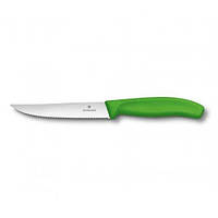 100% SWISS ORIGINAL Нож кухонный для стека и пиццы Victorinox 6.7936.12L4 12см