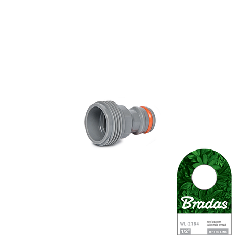 Адаптер із зовнішньою різьбою 1/2", WHITE LINE,
WL-2184, фото 1