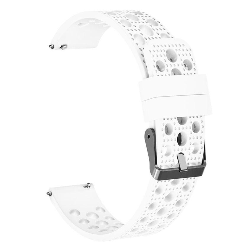 Спортивний ремінець з перфорацією Primo для годинника Huawei Watch 2 - White