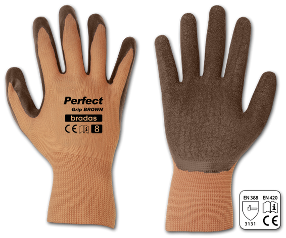 Рукавички захисні PERFECT GRIP GRAY латекс, розмір
9, RWPGBR9, фото 1
