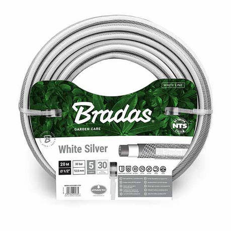 Шланг для поливу NTS WHITE SILVER 1/2" – 50м, WWS1/250, фото 1