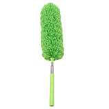Телескопічна позначка для прибирання пилу Microfibre Duster 33-80 см салатова піпідастр для видалення пилу (ST), фото 4