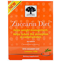 Таблетки для похудения Zuccarin Diet, New Nordic US Inc, 60 таблеток