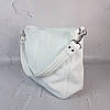 Сумка жіноча "Єва" натуральна шкіра,біла, фото 2