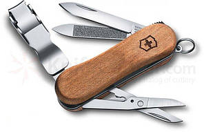 100% SWISS ORIGINAL • Ніж Victorinox Nail Clip Wood 580, 65 мм.6 предметів 0.6461.63