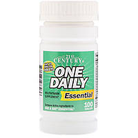 Поливитамины и минералы Одна Таблетка в День, 21st Century Health Care, One Daily, Essential, 100 таблеток