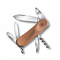 100% SWISS ORIGINAL Нож Victorinox Delemont "EvoWood 10" 2.3801.63 (аналог Wenger 1.10.09.830)