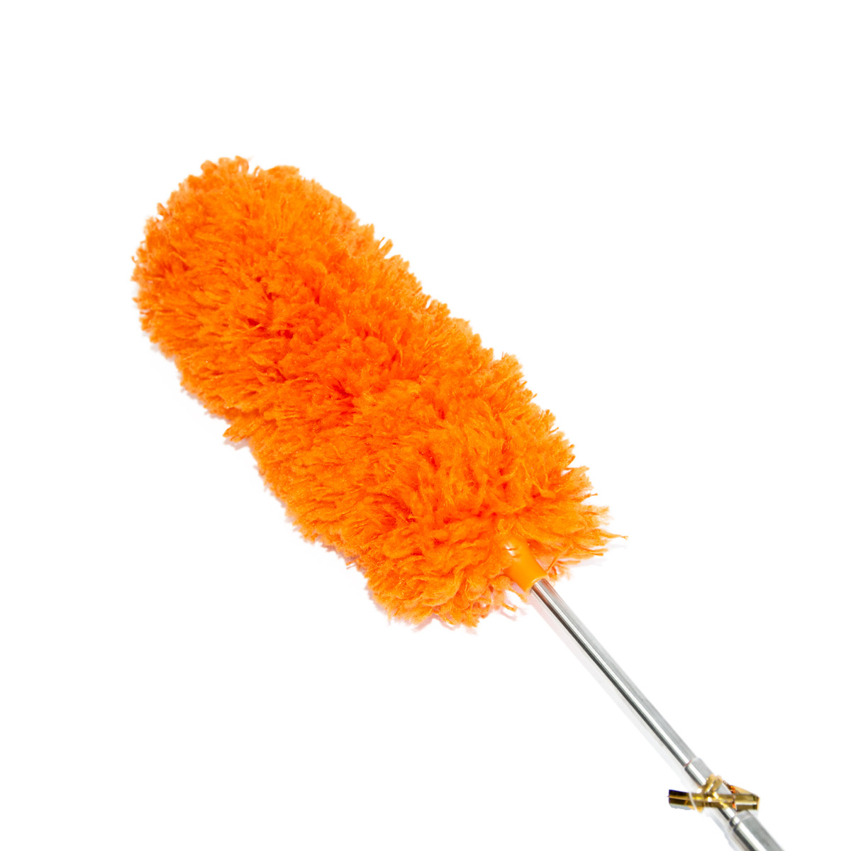 Піридастр для змахування пилу Microfibre Duster 33-80 см жовтогарячий, позначка для збирання пилу (ST)