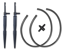 Комплект для прикореневого зрошення з 
прямою крапельницею х2, під шланг 3x5мм, DSK-2121L