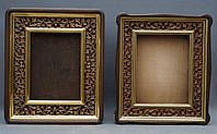 Кіоти з різьбленими рамами і золоченими штапиками., фото 5