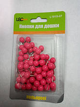 Кнопки для дошки кольорові кульки рожеві 80 штук L1919-07 ТМ LEO 140151