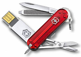 100% SWISS ORIGINAL • Ніж Victorinox @ work c USB-модулем 16 Гб, 58 мм, 7 предметів