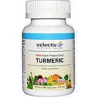 Куркума, Eclectic Institute, 395 мг, 90 вегетарианских капсул без ГМО