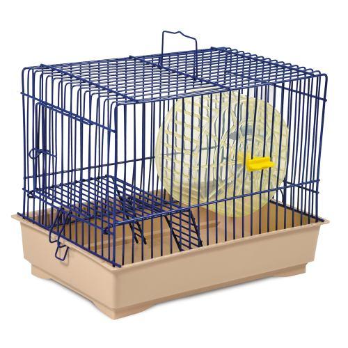 Клітка Природа Давид-1 для гризунів 30*20*24 синя/бежева арт.PR241530