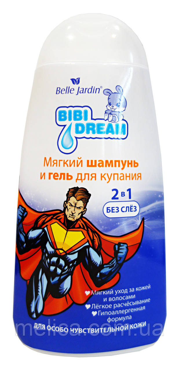 М'який шампунь і гель для купання Bibi Dream 2 в 1 Череда і Мигдальне масло - 300 мл.