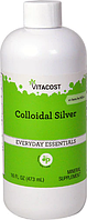 Колоїдне срібло, Vitacost, Colloidal Silver 10 ppm, 473 мл