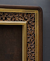 Кіот з різьбленим позолоченим рамою., фото 3