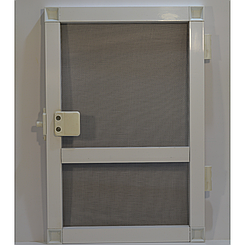 Антимоскітна сітка на двері та вікна петлях біла