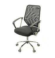 Кресло офисное Тета, черный, эргономичное мягкое компьютерное кресло, CH PR А-Клас