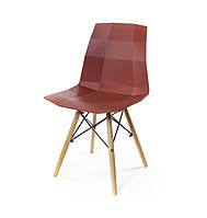 Стілець офісний Брі, універсальний стілець, червоний, стильний офісний стілець, EX А-Клас