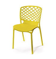 Стул офисный Фрайдей, желтый, мягкий стул, стильный офисный стул, PL А-Клас
