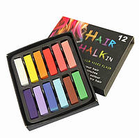 Мелки для волос Hair Chalk 12шт