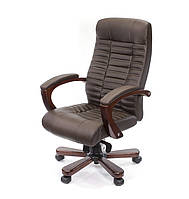 Кресло офисное Атлант,коричневый, эргономичное компьютерное кресло с подлокотниками, EX MB А-Клас