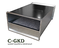 Прямоугольный канальный шумоглушитель C-GKD-50-30