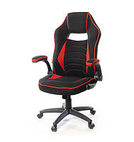 Крісло офісне Орсон, червоний, ергономічне м'яке комп'ютерне крісло, PL TILT А-Клас