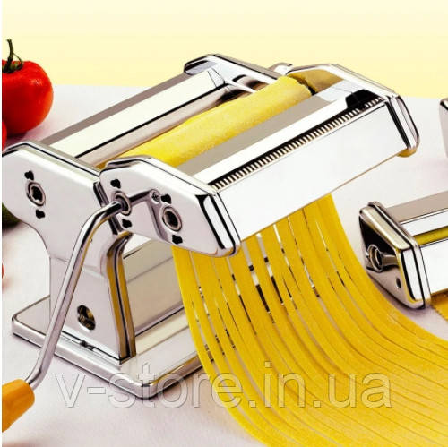 Машинка для нарізування та приготування локшини спагеті макаронів локшина - фото 9 - id-p1353739319