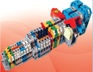 Клемка гвинтова модульна ONKA серії MRK на din-рейку переріз 2,5 мм2, 24 A, 751 В