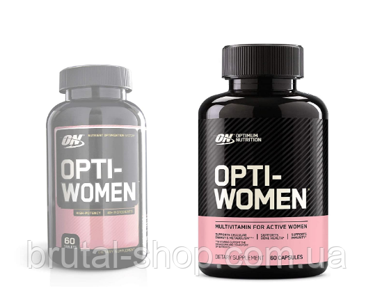 Витамины для женщин, Optimum Nutrition Opti-women (60 caps) - фото 2 - id-p422904847