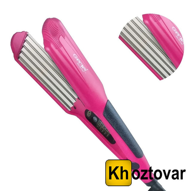 Плойка випрямляч-гофре Gemei GM-2977W