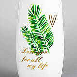 Керамічна ваза "Райський куток" 25 см, фото 2